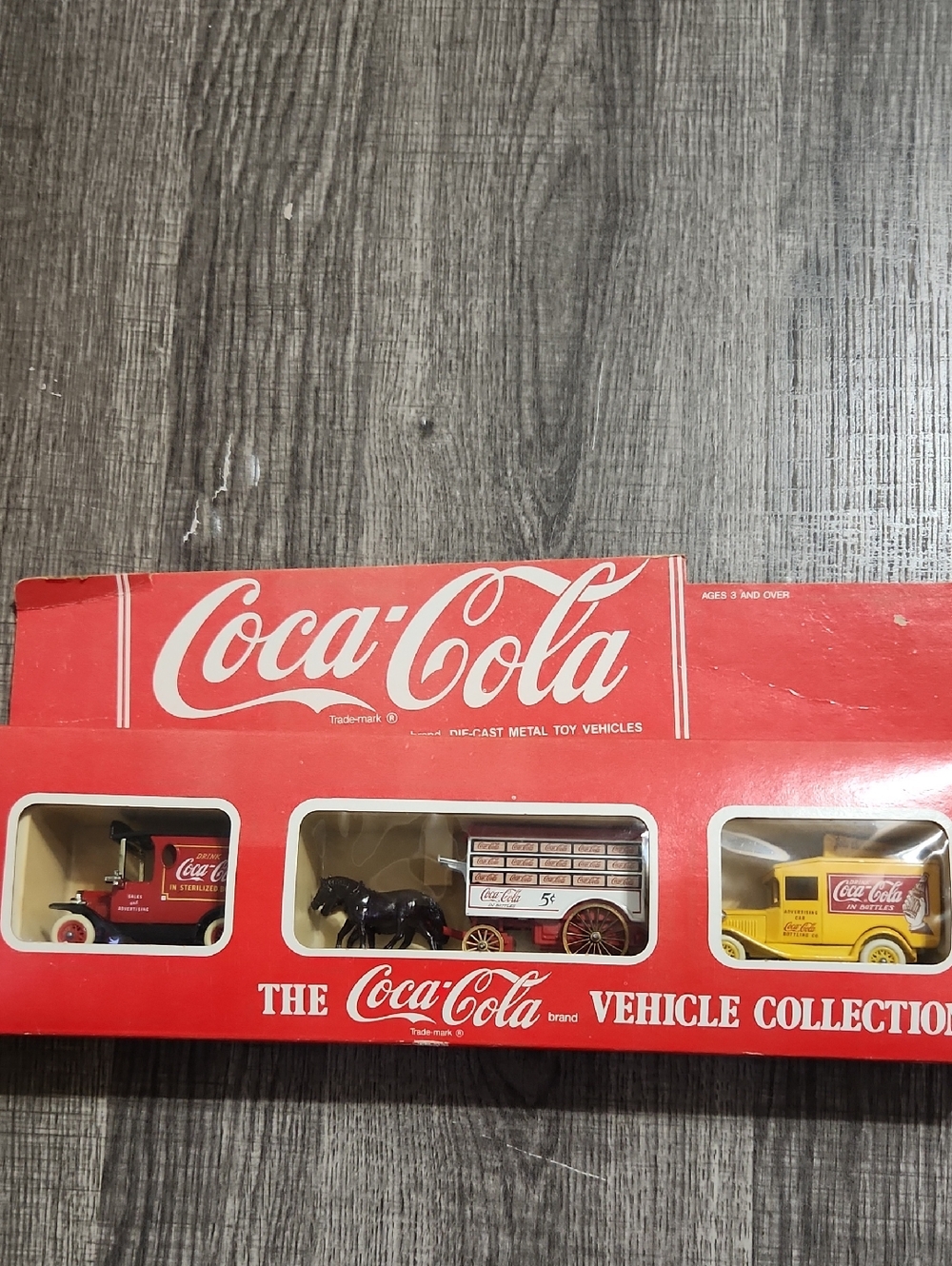 Coca Cola Vintage Toy Vehicle Set 1967 RARE!
